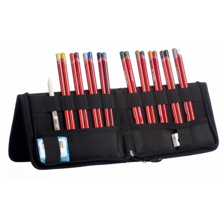 Trousse Portamatite Easy Select - Set 18 Colori - Derwent