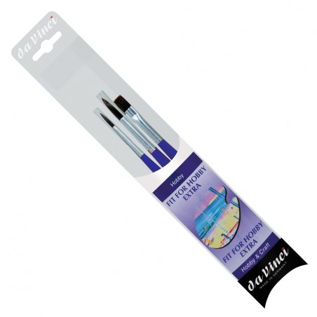 Set di Pennelli in Blister - Hobby Extra - Forte Basic - Da Vinci