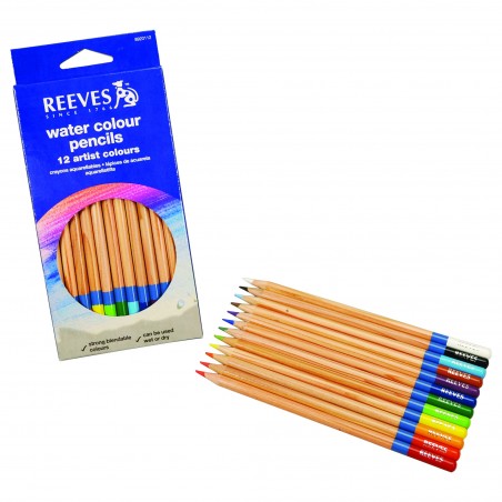 Matite Acquerellabili Watecolor Pencils - 12 Colori - Reeves