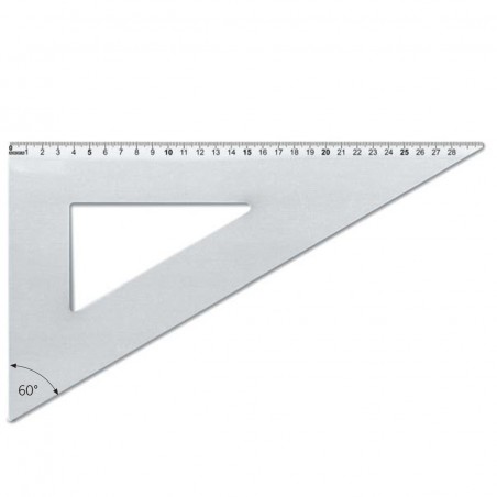 Squadra in Alluminio - Serie Profil - 60/30cm - Arda