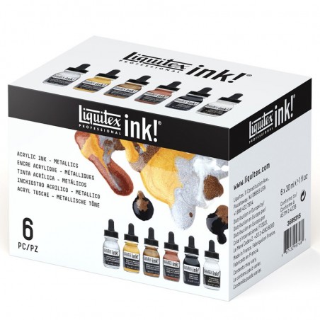 Inchiostro Ink! - Set 6 Iridescent - Liquitex