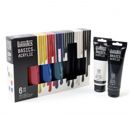 Acrilico Basics - Set 6X118ml. - Liquitex