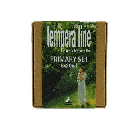Colori Tempera Fine 20ml. - Primary Set - Maimeri