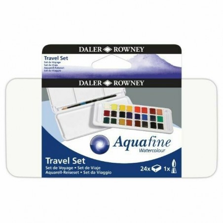Acquerello Aquafine 1/2 Godet - Travel Set 24pz. - Daler Rowney