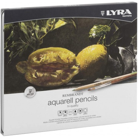 Matite Acquerellabili Rembrandt Aquarel - 24 pz. - Lyra
