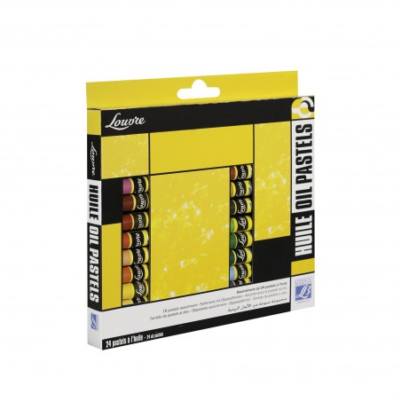 Pastelli ad Olio Louvre - 24 Colori - Lefranc&Bourgeois