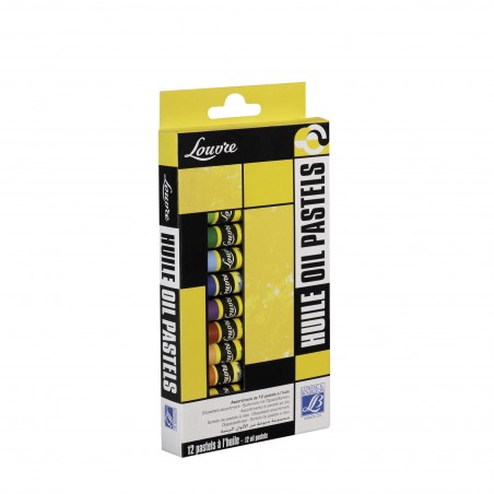 Pastelli ad Olio Louvre - 12 Colori - Lefranc&Bourgeois