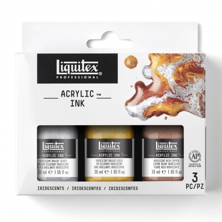 Inchiostro Ink! - Set 3 Iridescent - Liquitex