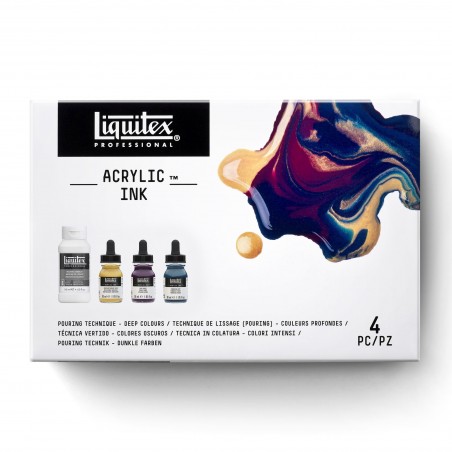 Inchiostro Ink! - Set 3 Scuri + Pouring - Liquitex