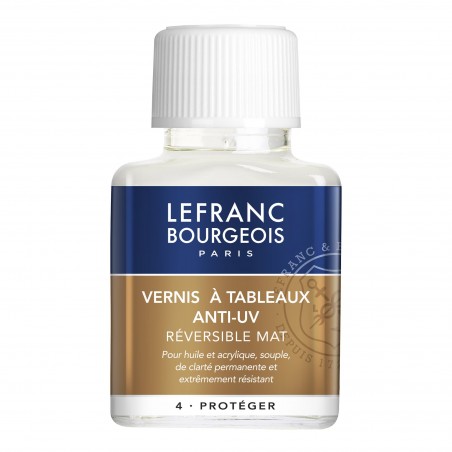 Vernice per Quadri Anti Uv Sopraffina Opaco - 75ml. - Lefranc&Bourgeois