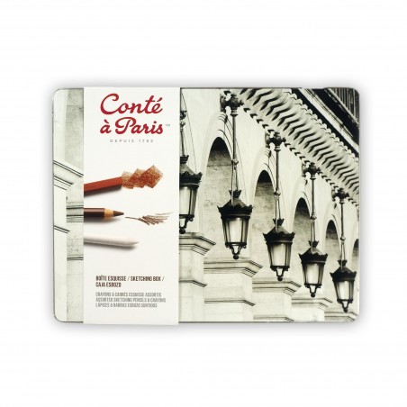 Carrè e Matite da Schizzo - Sketching Box - Contè à Paris