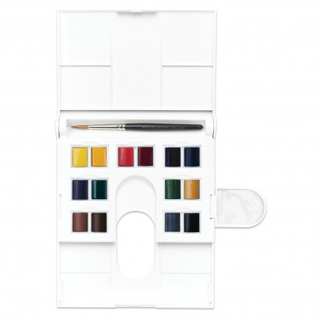 Acquerello Professional Water Colour Set Compact - 14 Mezzi Godet - Winsor&Newton