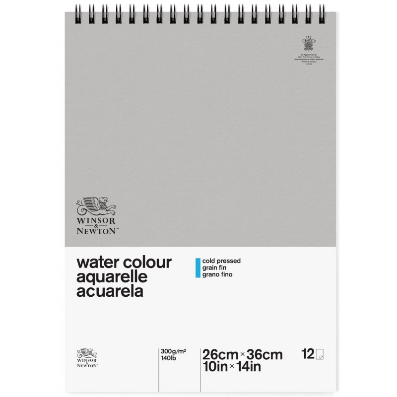 Confezione Da 2 Blocchi Per Acquerello – 12,7 X 19,1 Cm, Rilegatura A Spirale, 30 Fogli Da 300 G/m² – Carta Pressata A Freddo
