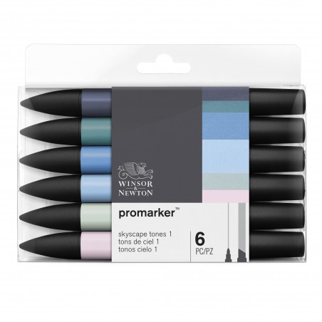 Pennarelli Promarker 6 Toni Cielo - Winsor&Newton