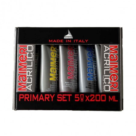Acrilico Maimeri 200ml. - Set Primari