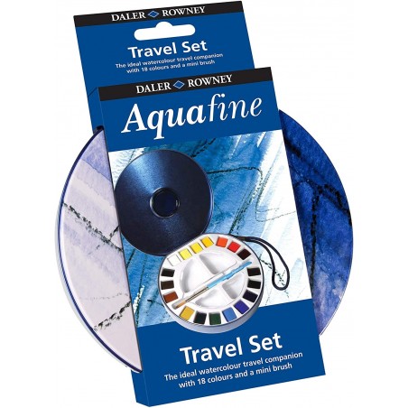 Acquerello Aquafine 1/2 Godet - Mini Travel Set 18pz. - Daler Rowney