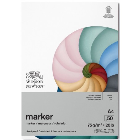 Blocco Bleedproof Marker - 50 Fogli - 75gr. - Winsor&Newton