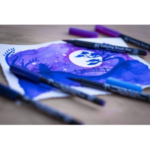 Pennarelli Koi Coloring Brush Set Galaxy - Sakura