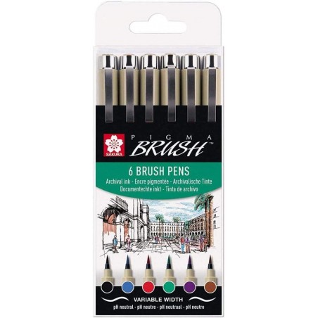 Pennelli Pigma Brush Set Basic - Sakura