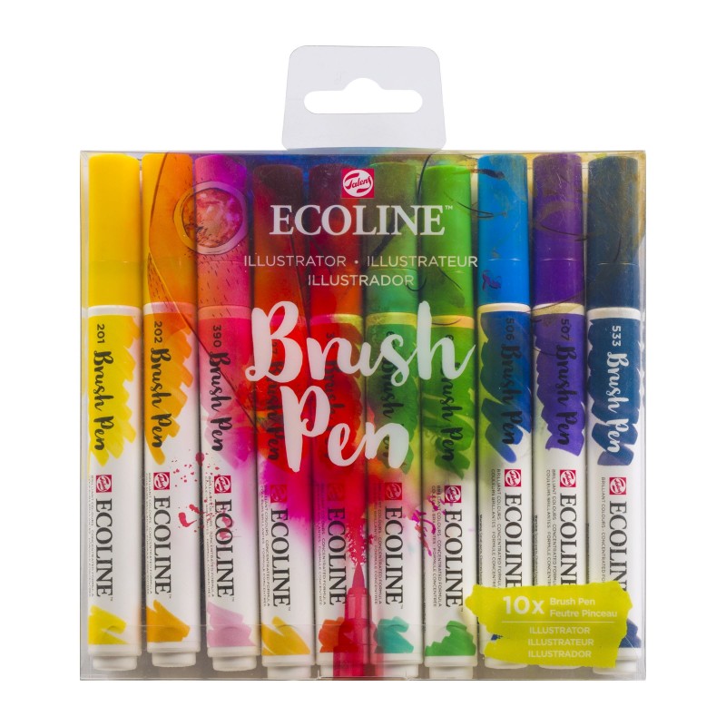 Pennarelli Ecoline Brush Pen Set Illustrazione - Royal Talens