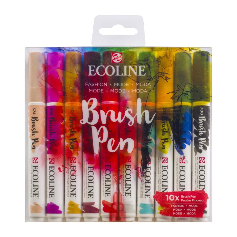 Pennarelli Ecoline Brush Pen Set Moda - Royal Talens