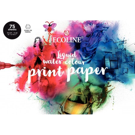 Blocco di Carta Ecoline A4 150gr. 75 Fogli - Royal Talens