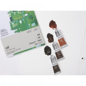 Blocco di Carta per Olio 230gr. 10 Fogli - Winsor&Newton