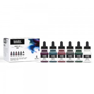 Inchiostro Ink! Set Colori Tenui + Bianco - Liquitex