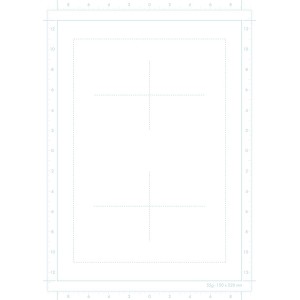 Blocco di Carta Manga Storyboard Griglia 6 Quadri - A4 100 Fogli 55gr. - Clairefontaine