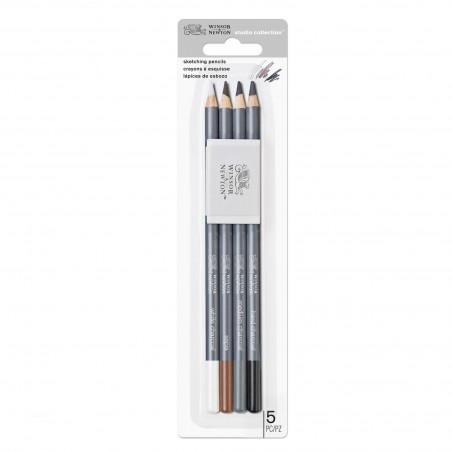 Matite da Schizzo Studio Collection Set 4pz.+ Gomma - Winsor&Newton
