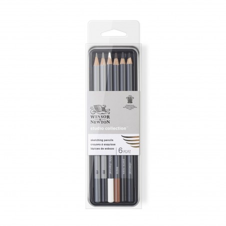 Matite da Schizzo Studio Collection Set 6pz. - Winsor&Newton