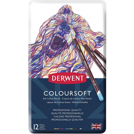 Matite Colorate Coloursoft Set 12pz. - Derwent