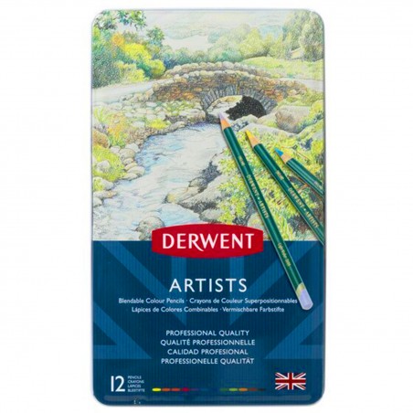 Matite Colorate Artists Set 12pz. - Derwent
