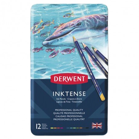 Matite Colorate Inktense Set 12pz. - Derwent
