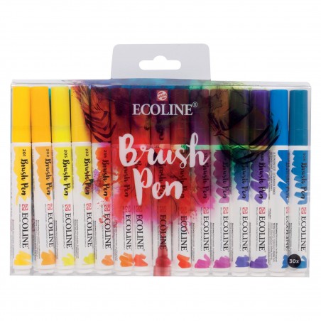 Pennarelli Ecoline Brush Pen Set 30 Colori - Royal Talens
