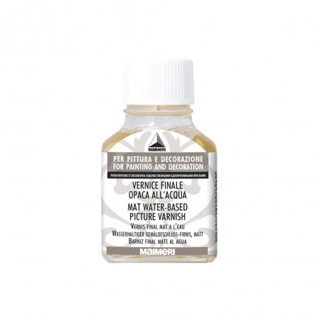 Vernice Finale Opaca all'Acqua 75ml. - Maimeri