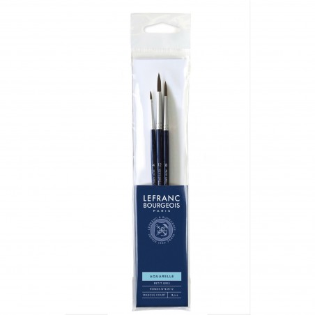 Set 3 Pennelli Fine per Acquerello - Lefranc&Borgeois