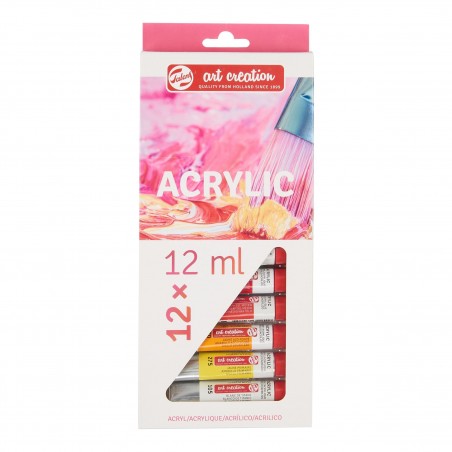Acrilici Talens Art Creation - Set 12 tubi da 12ml.