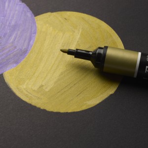 Blocco di Carta Nera per Tecniche Miste 25 Fogli A4 - 200gr.
