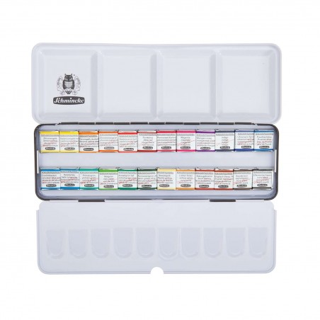 Confezione in Metallo Acquerelli Horadam da 24pz.