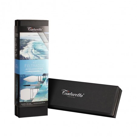 Kit Pennelli per Acquerello Linea Feltracco "Acquamarina"