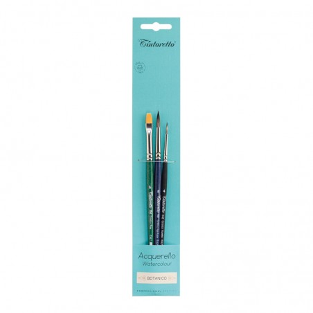 Blister di Pennelli per Acquerello Set "Botanico"