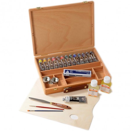 Cassetta Olio Classico Maimeri - 13 Tubi da 20ml + Accessori