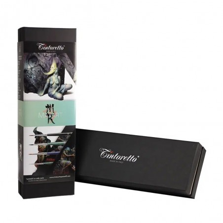 Pennelli per Miniature, Kit MaxArt di Massimiliano Richiero - Tintoretto