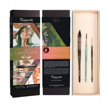 Pennelli per Illustrazione, Kit Arte e Caffè di Ilaria d'Angelo - Tintoretto