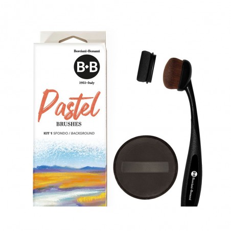 Pennelli Per Pastello, Kit Pastel Brush "Lo Sfondo" - Borciani e Bonazzi