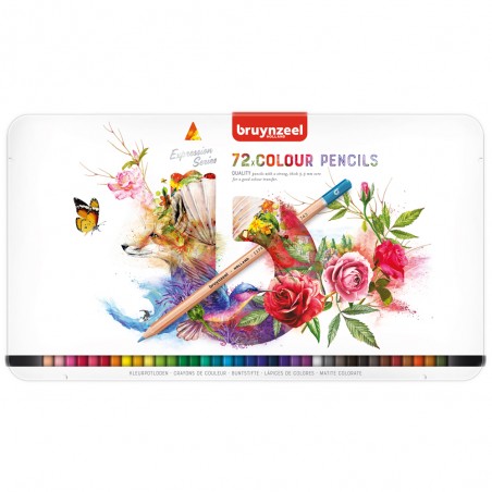 Matite Colorate Expression, Set da 72pz. - Bruynzeel
