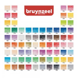 Matite Colorate Expression, Set da 72pz. - Bruynzeel