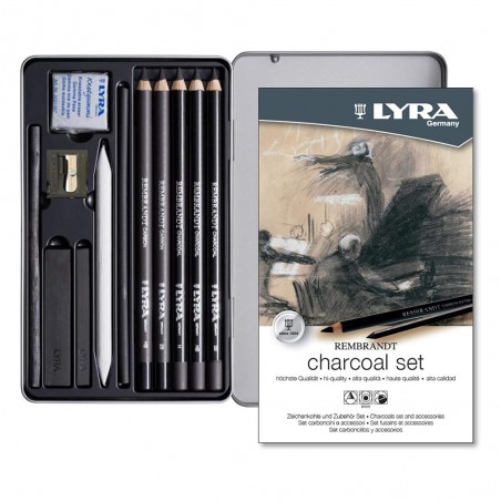 Matite Rembrandt Charcoal, Set Carboncino - Lyra