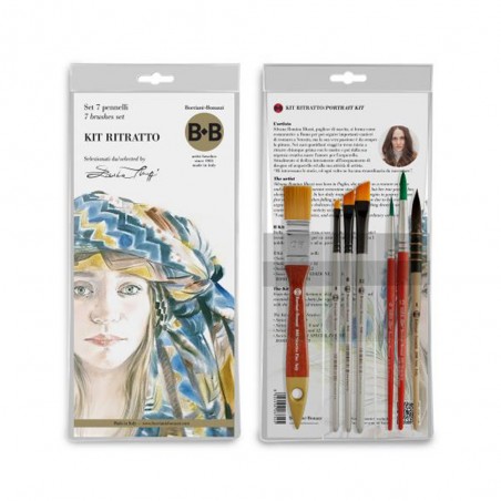 Kit Pennelli Ritratto Romina Illuzzi - Borciani e Bonazzi